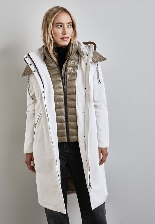 Frost White Padded Jacket by Street One