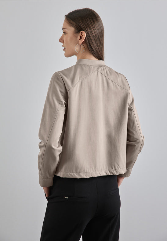 Satin Bomber in Blonde by Street One