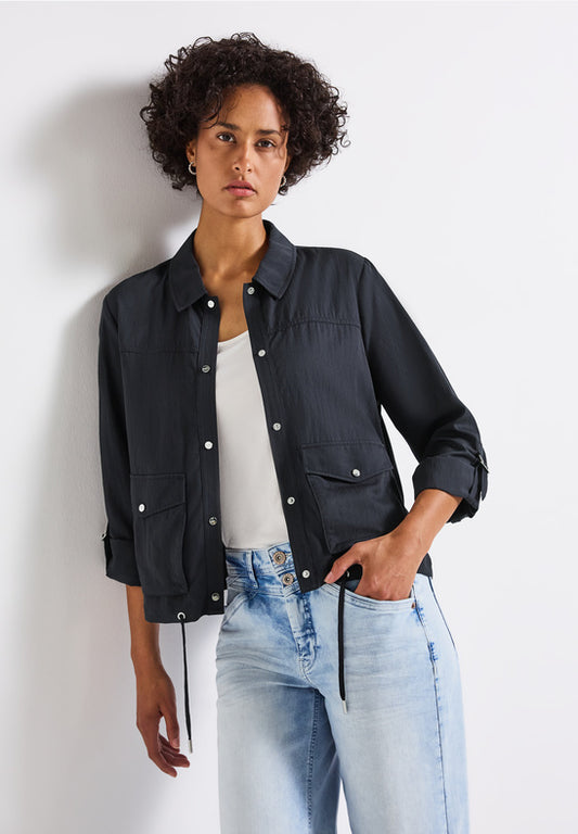 Navy Travel Jacket by Street One