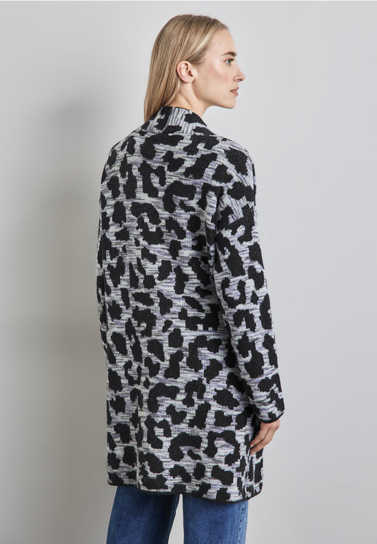 Ultra Long Leopard Cardigan by Street One