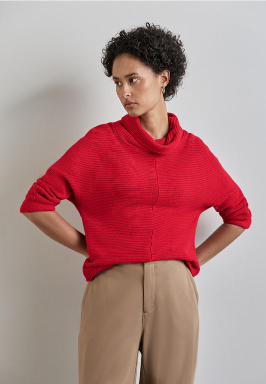 Knit Roll Neck Sweater by Street One