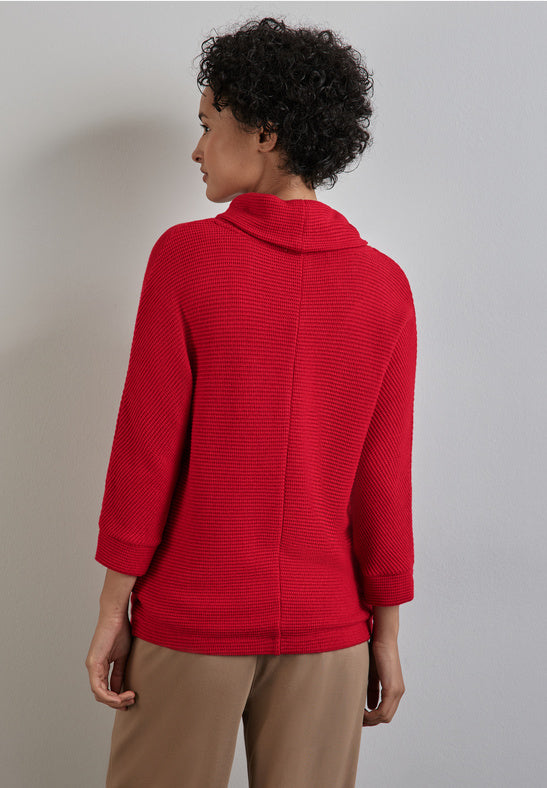 Knit Roll Neck Sweater by Street One