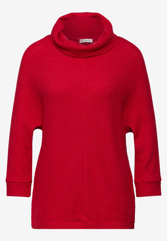 Knit Roll Neck Sweater by Street One