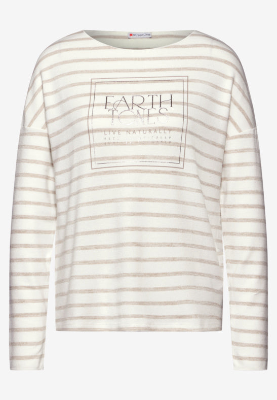 Earth Stripe Shirt by Street One