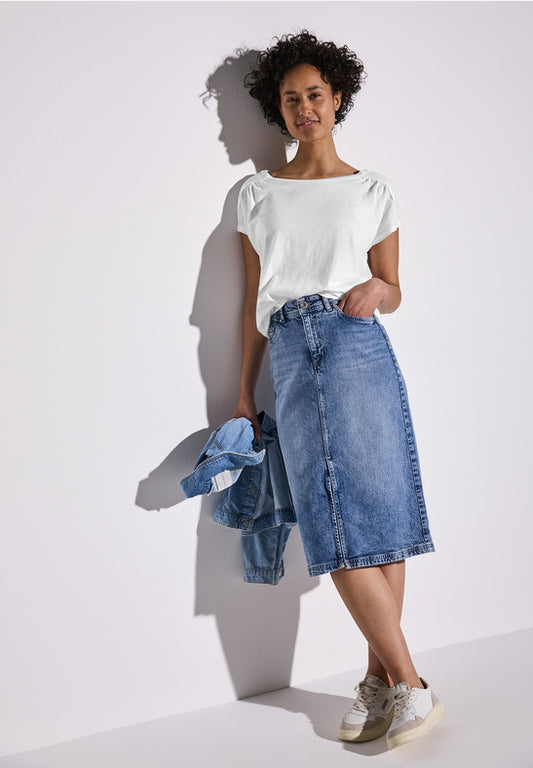 Classic T Shirt with Gather