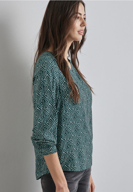 Green Opal Shirt by Street One