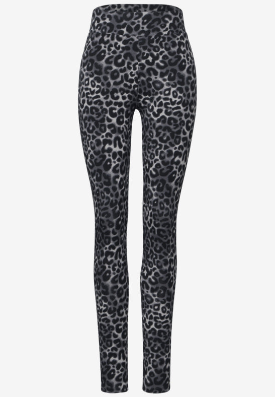 Leo Printed Jersey Leggings