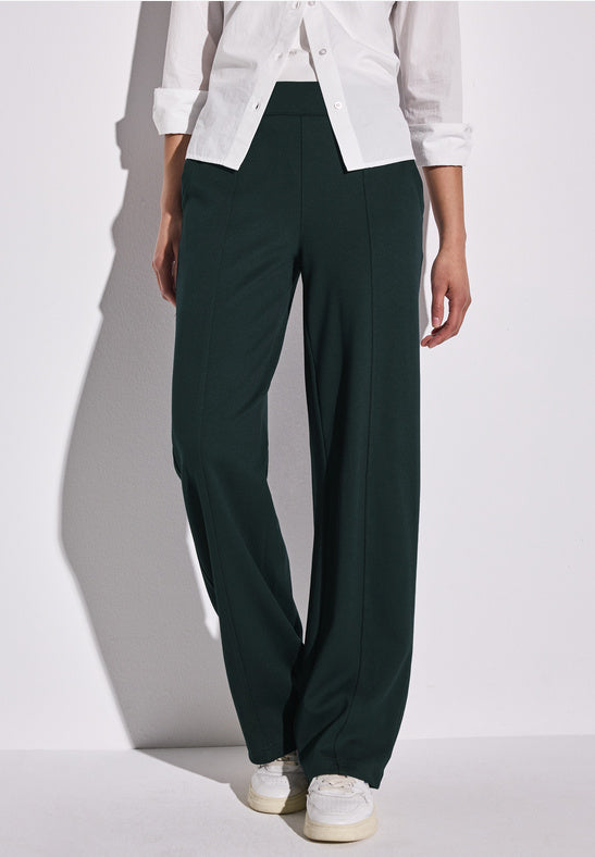 Joggers in Hunter Green