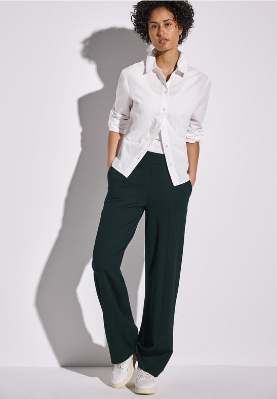 Joggers in Hunter Green