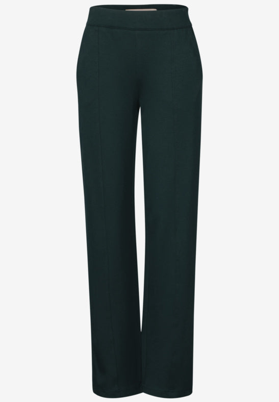 Joggers in Hunter Green