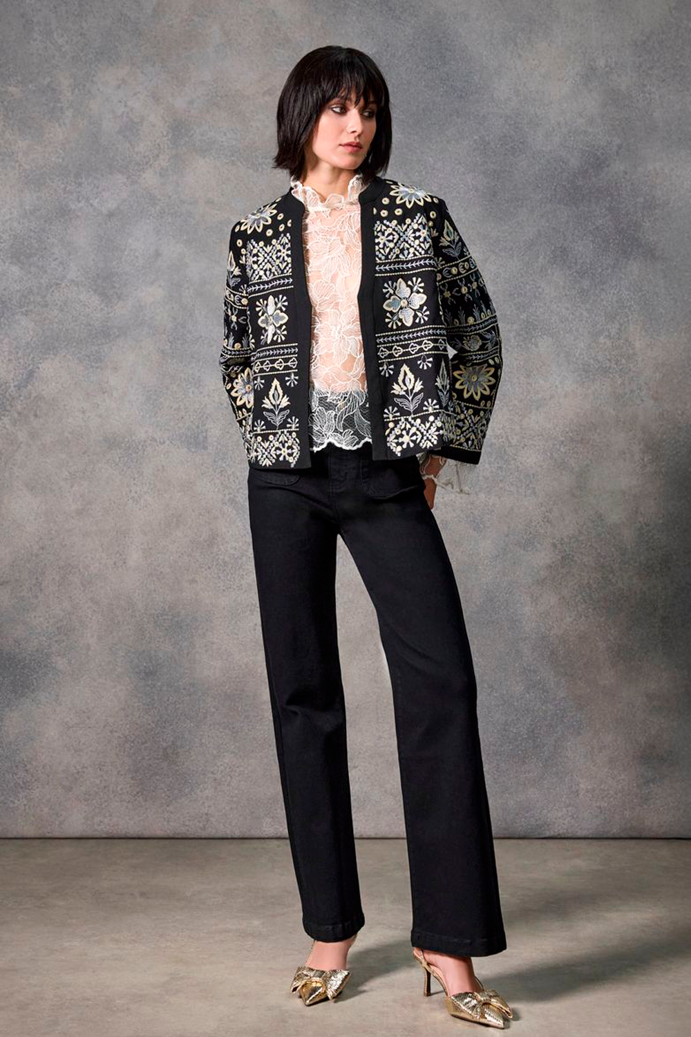 The Addison Metallic Jacket