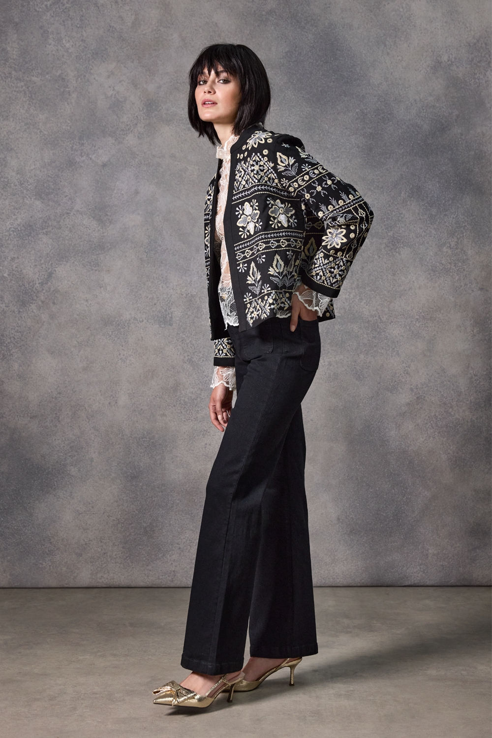 The Addison Metallic Jacket