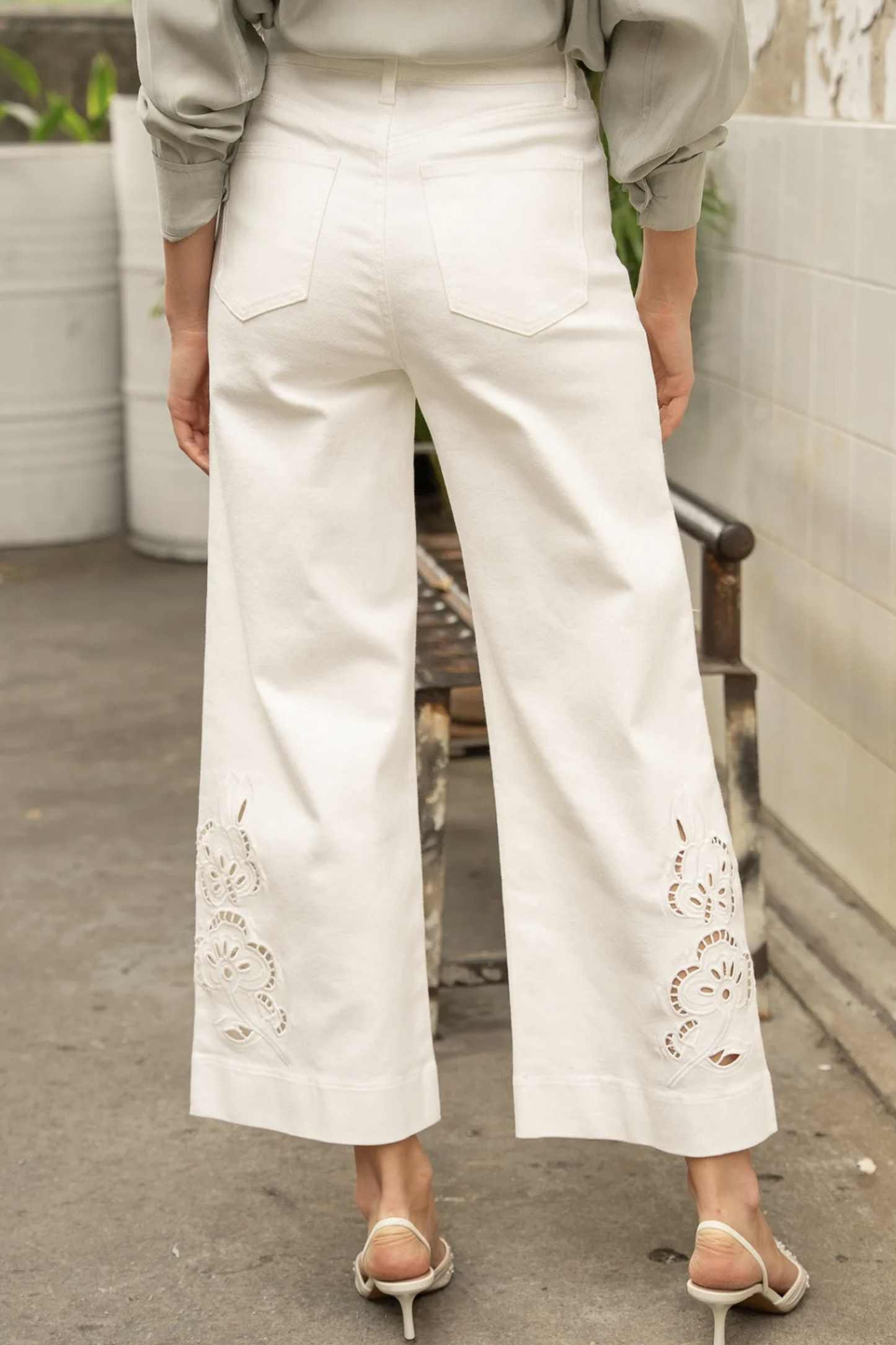 The Angelina Wide Leg Flare