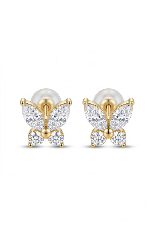 The Butterfly Crystal Earrings
