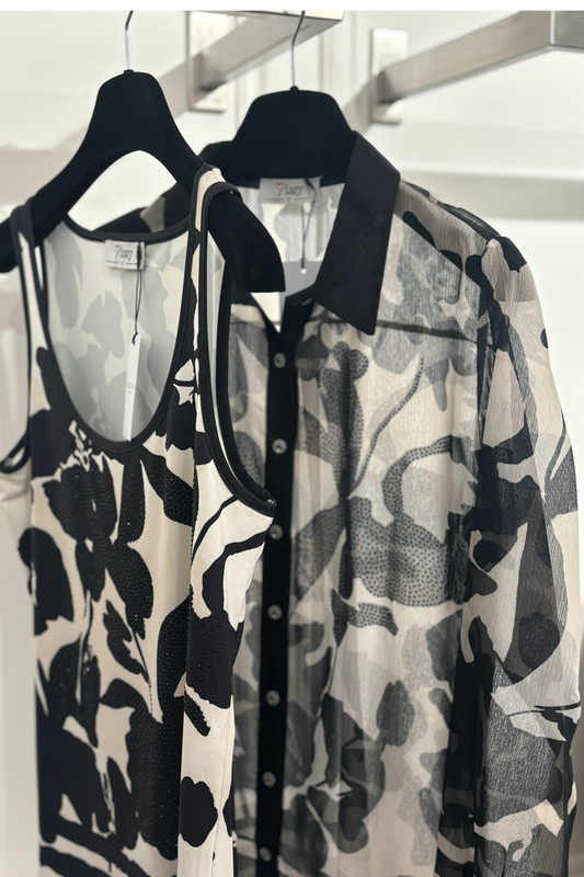 Beverly Cami Black & White