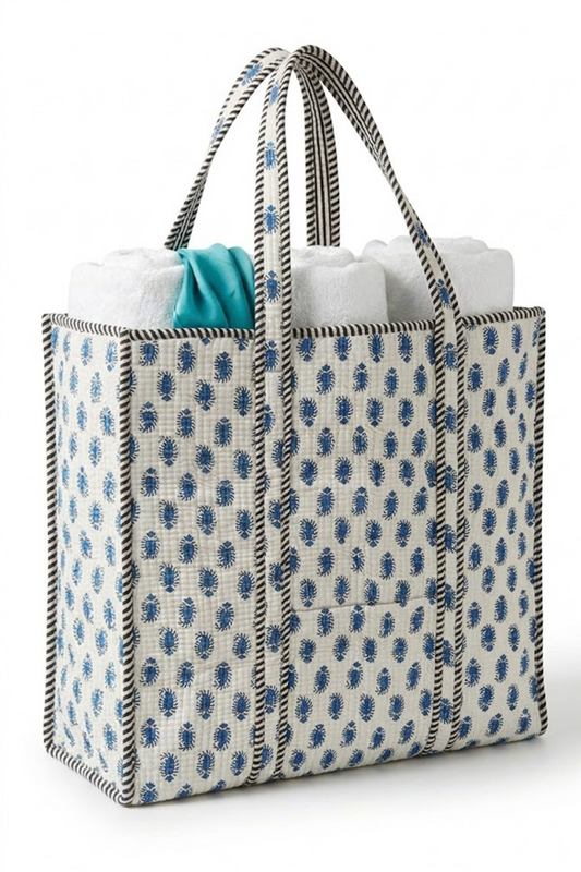 The Pocelain Blue Tote Bag