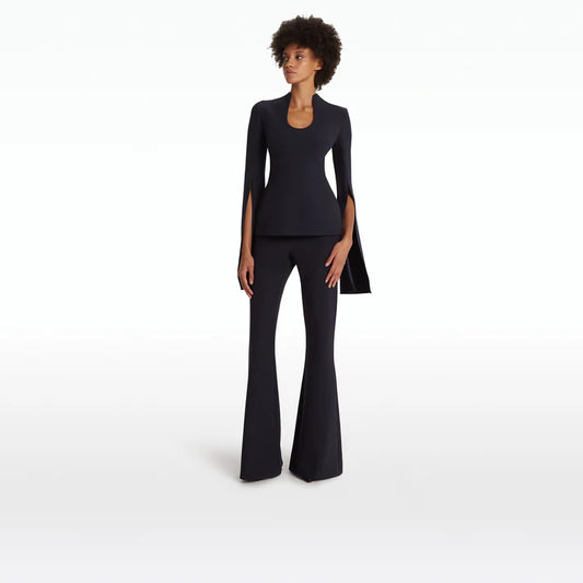 Alexa Semi Flare Leg Trs
