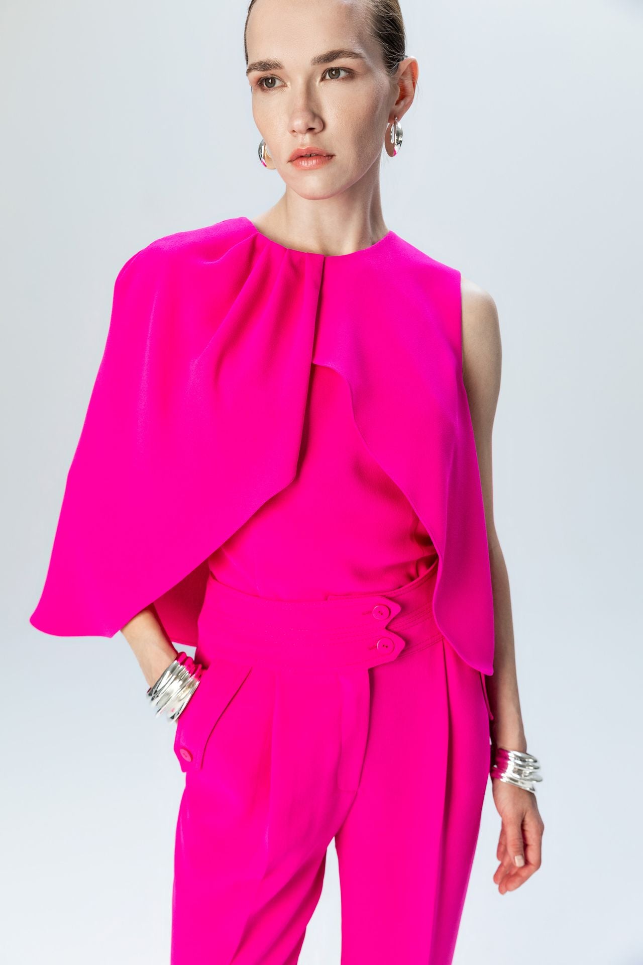 The Jasper Trousers in Hot Pink