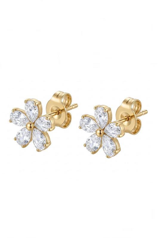 The Daisy Crystal Earrings