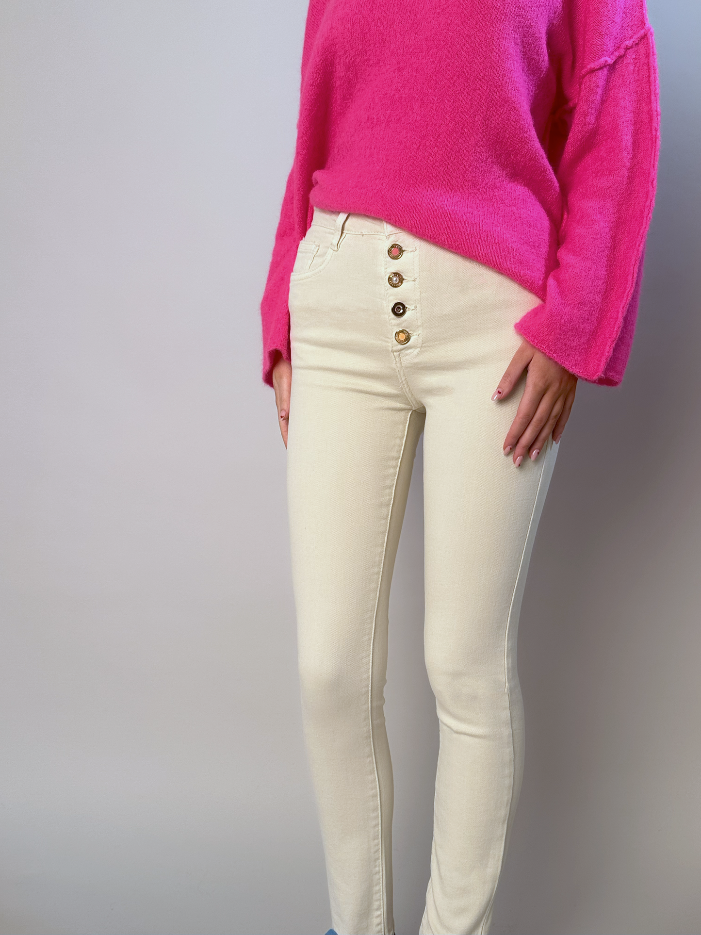 The Carrie Beige Jeans