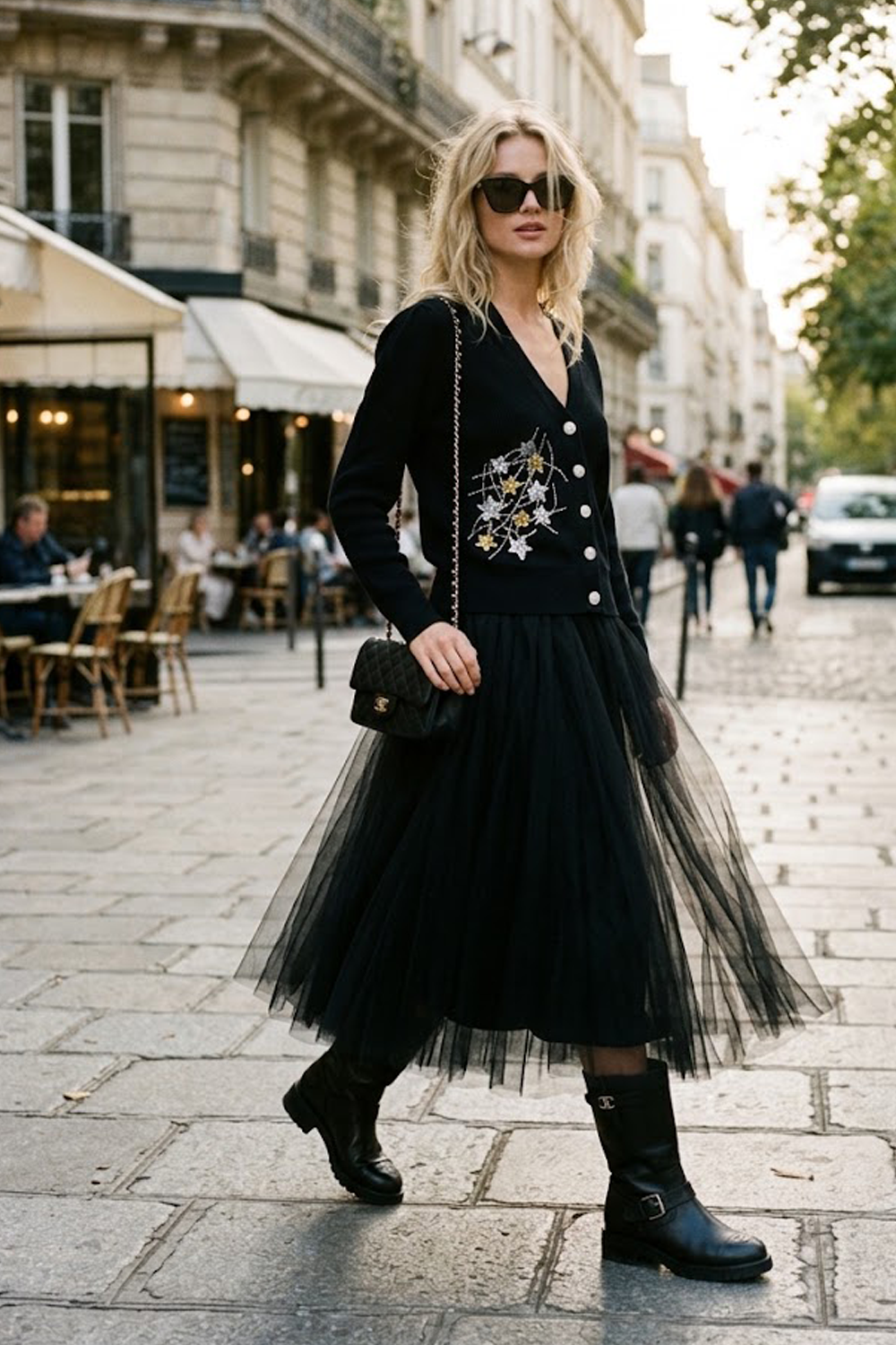 The Donatella Embroidered Knit