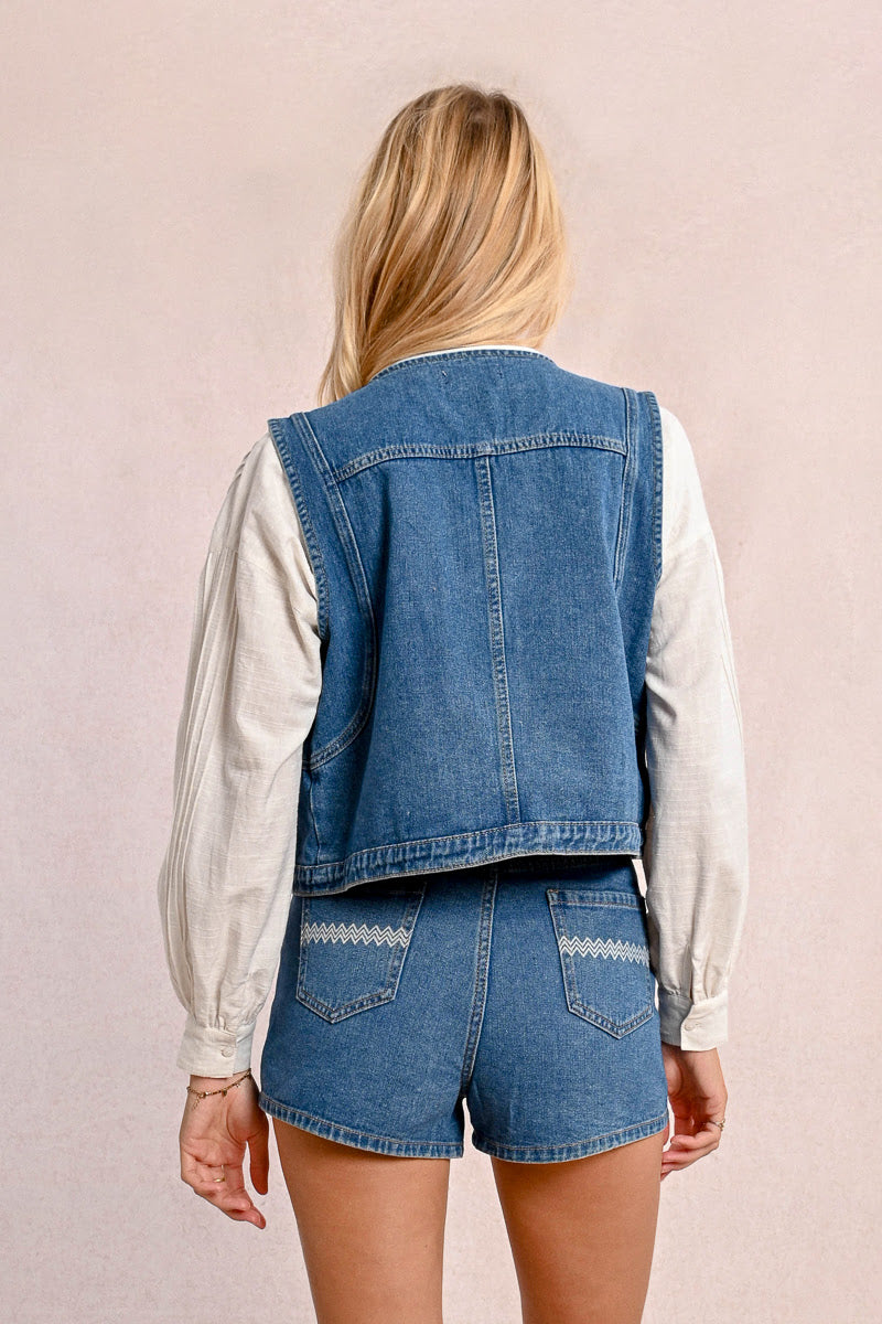 Delta Denim Waistcoat