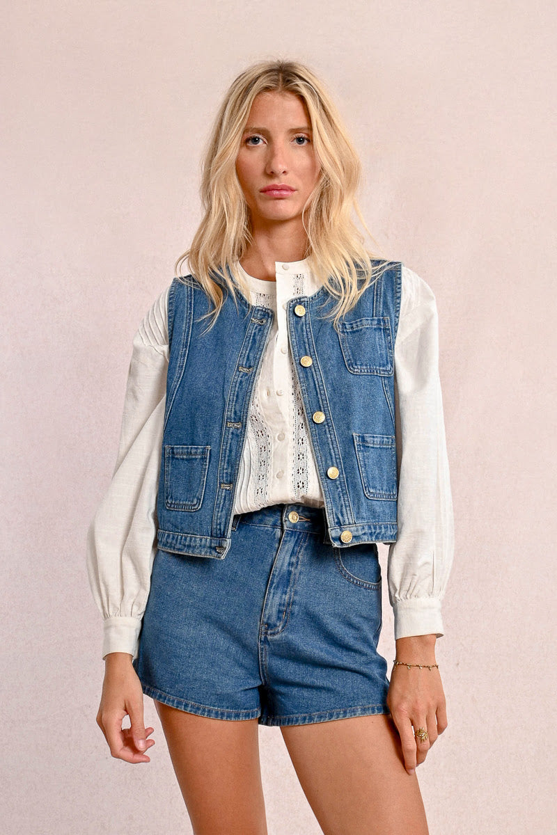 Delta Denim Waistcoat