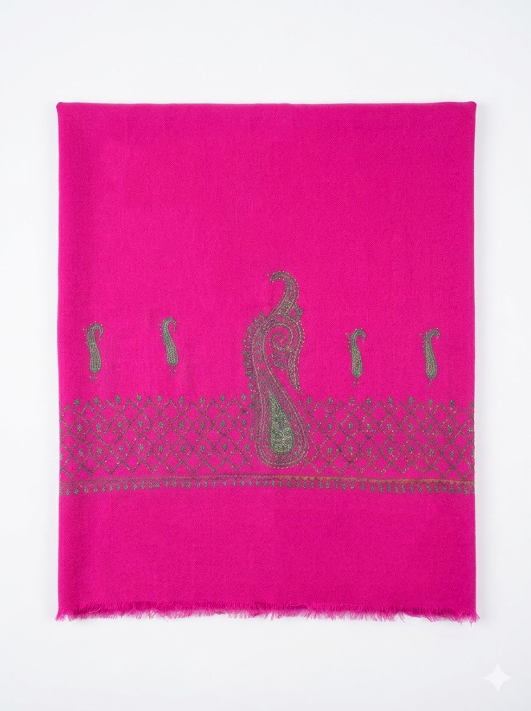 The Diana Hand Embroidered Wrap