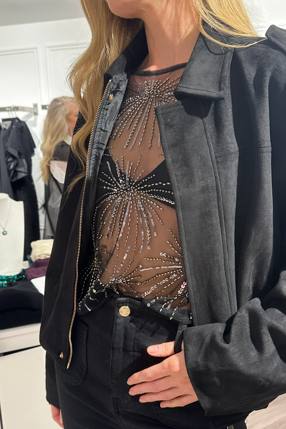 The Firework Mesh Top