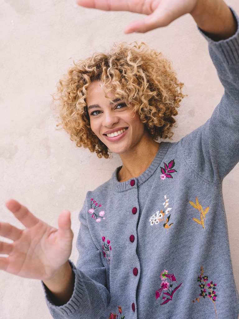 The Florence Embroidered Cardigan