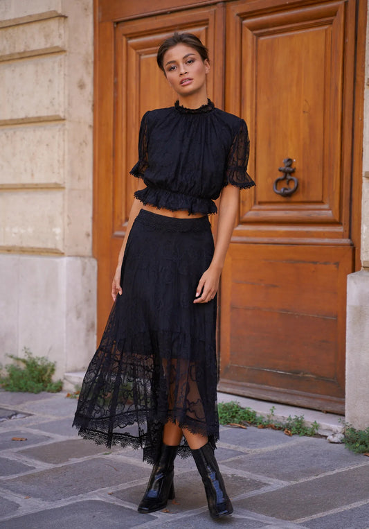 The Lace Satine Skirt