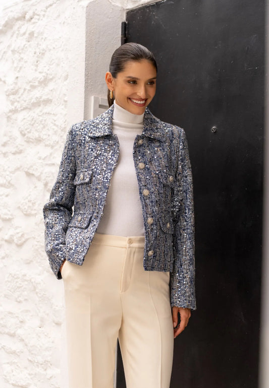 The Biba Denim Button Jacket