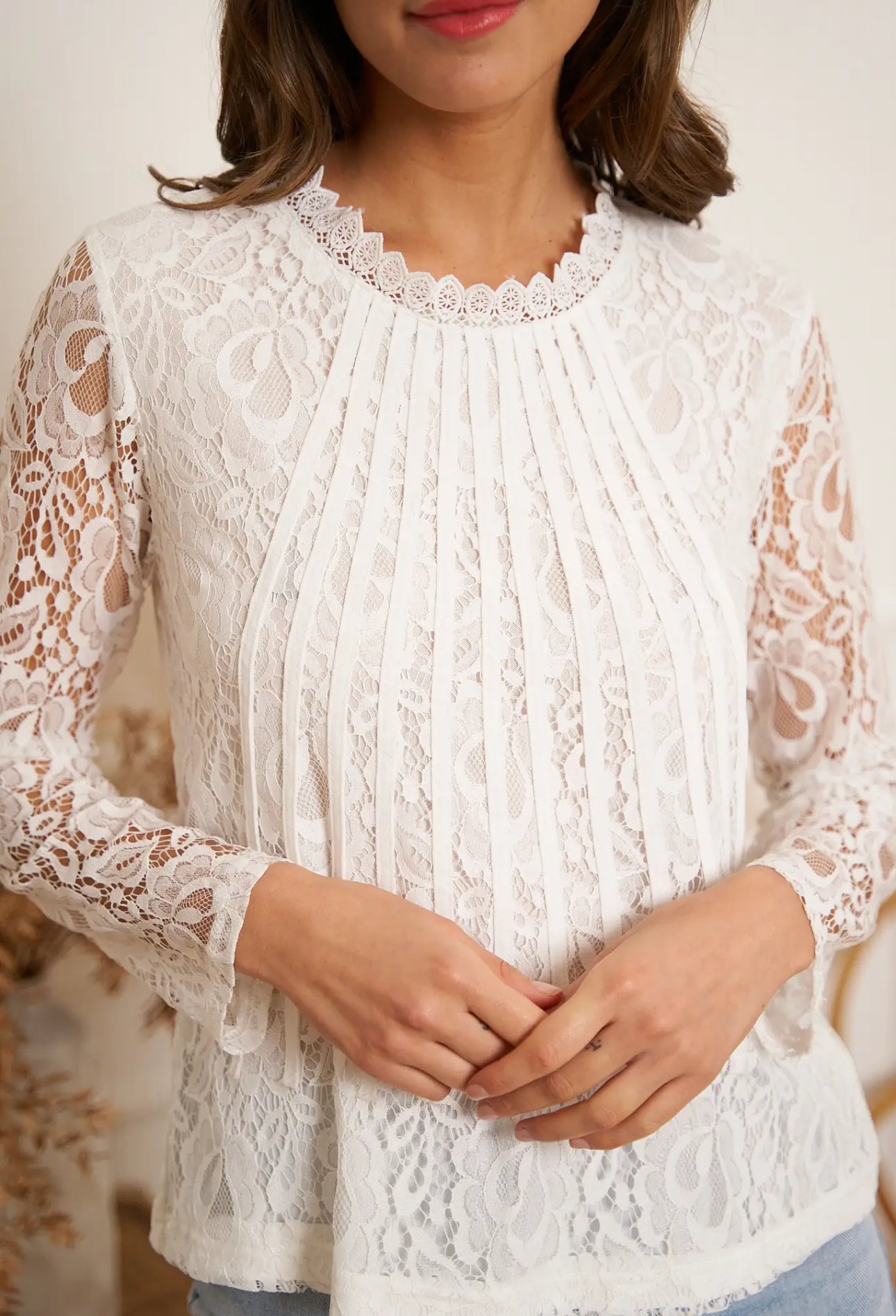 The Elsa Lace Top