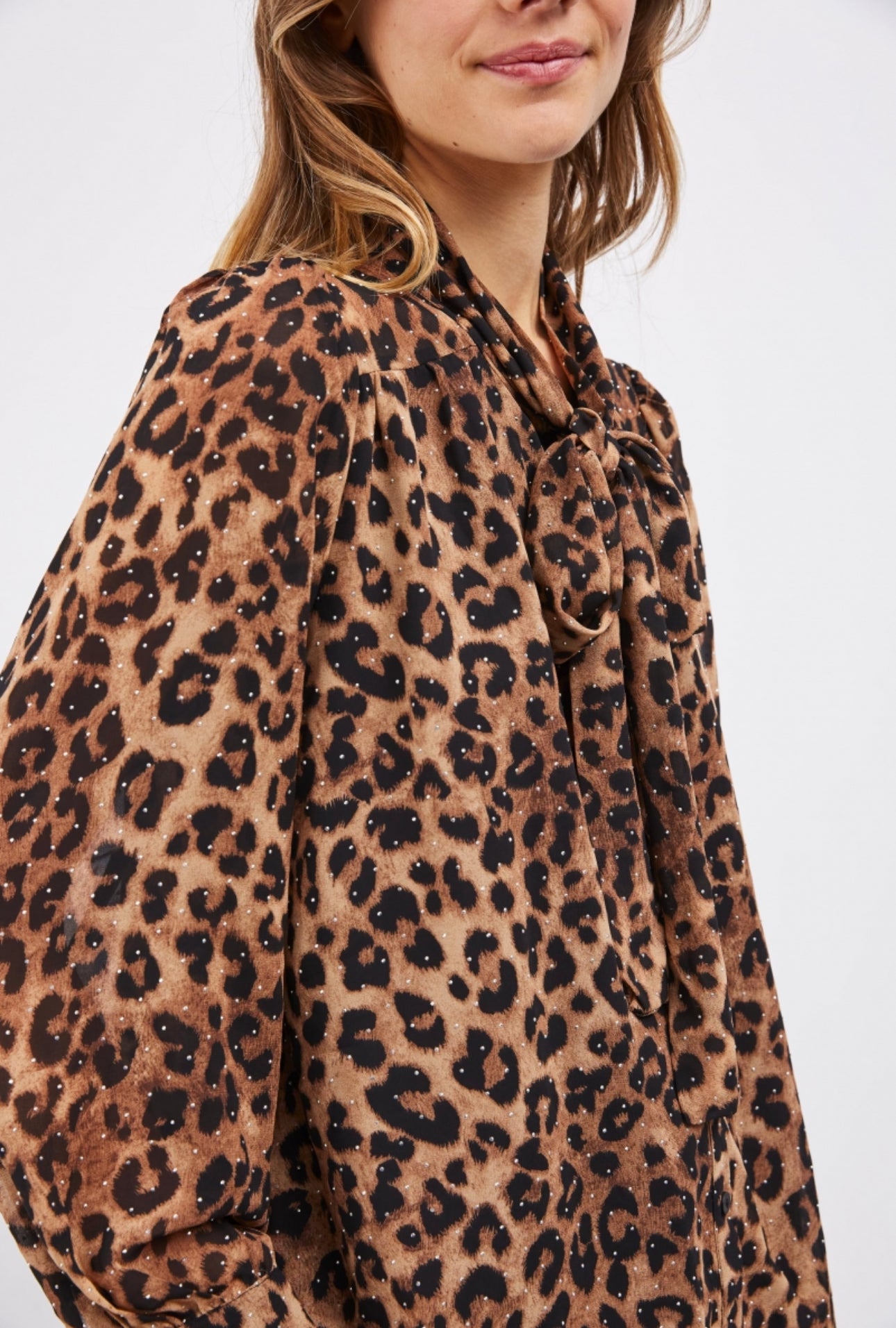 Toni Leopard Blouse