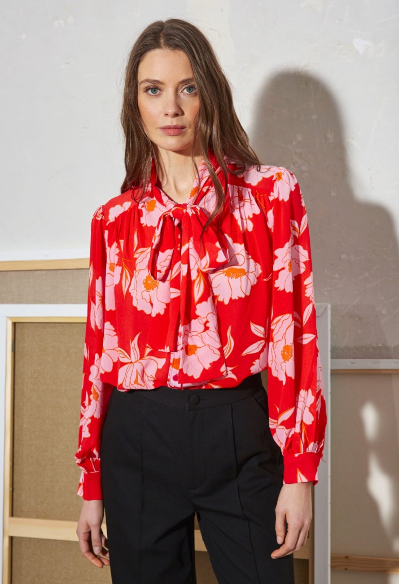 Palermo Bow Tie Blouse