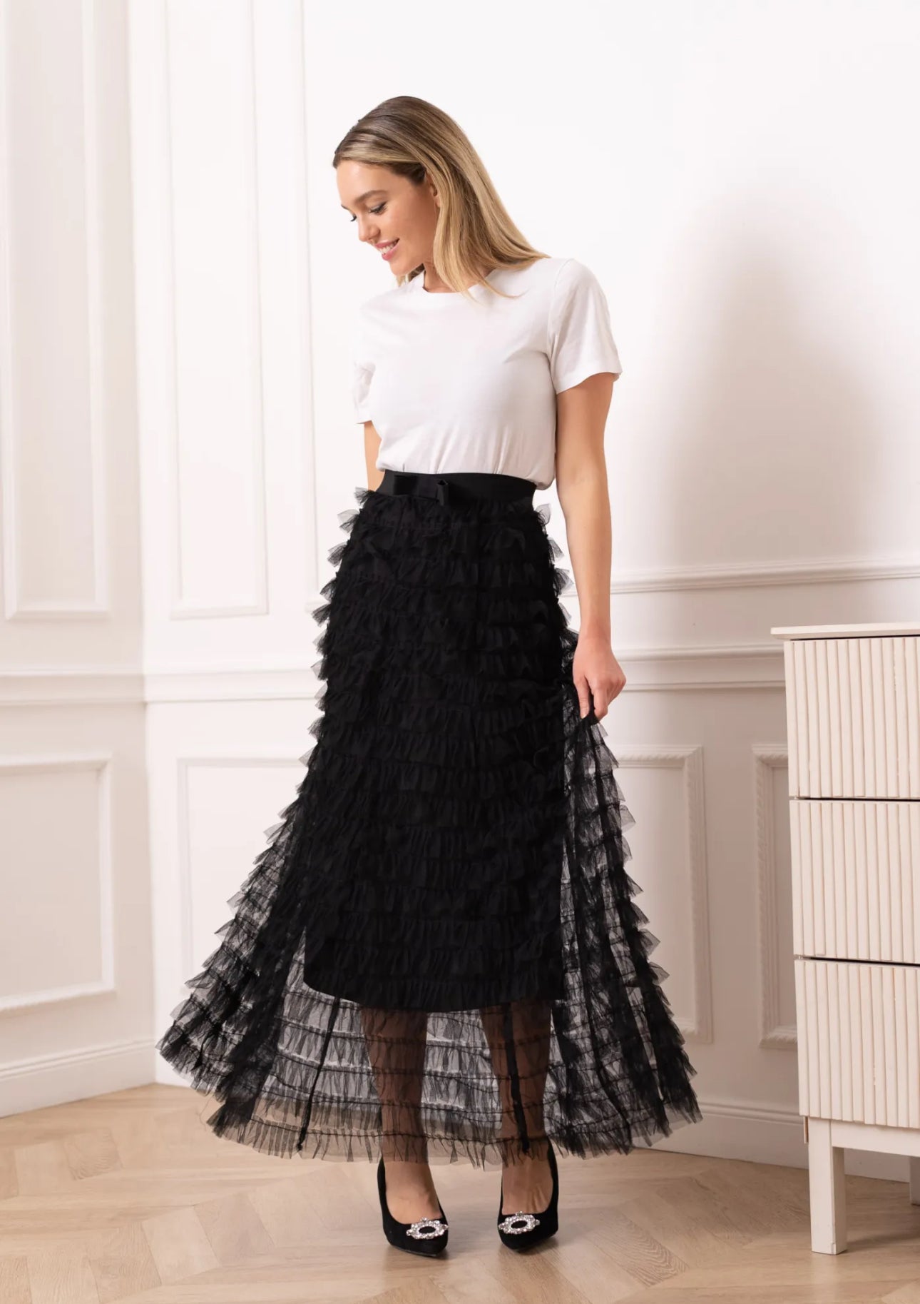 The Zelda Full Length Tulle Skirt