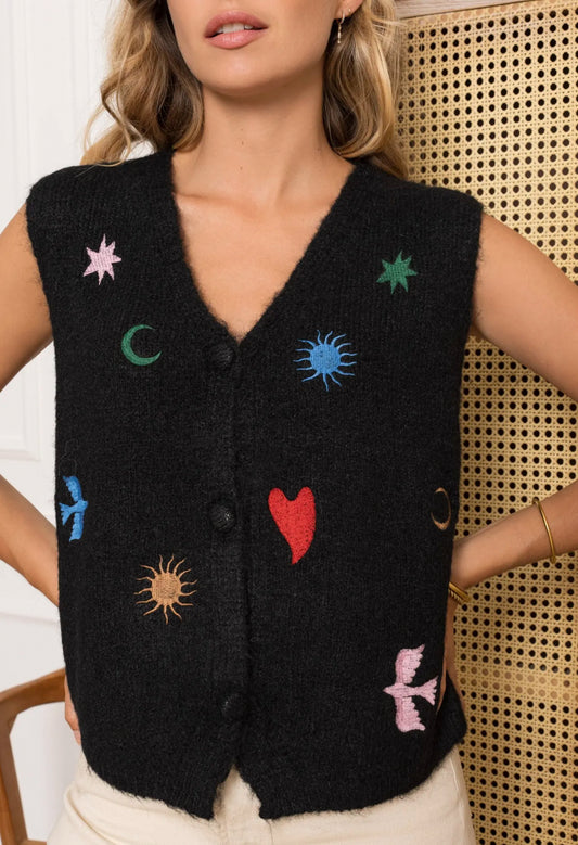 Luna Knitted Waistcoat