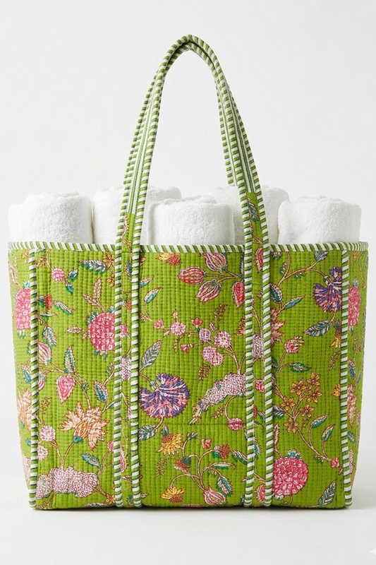 The Gardenia Beach Tote