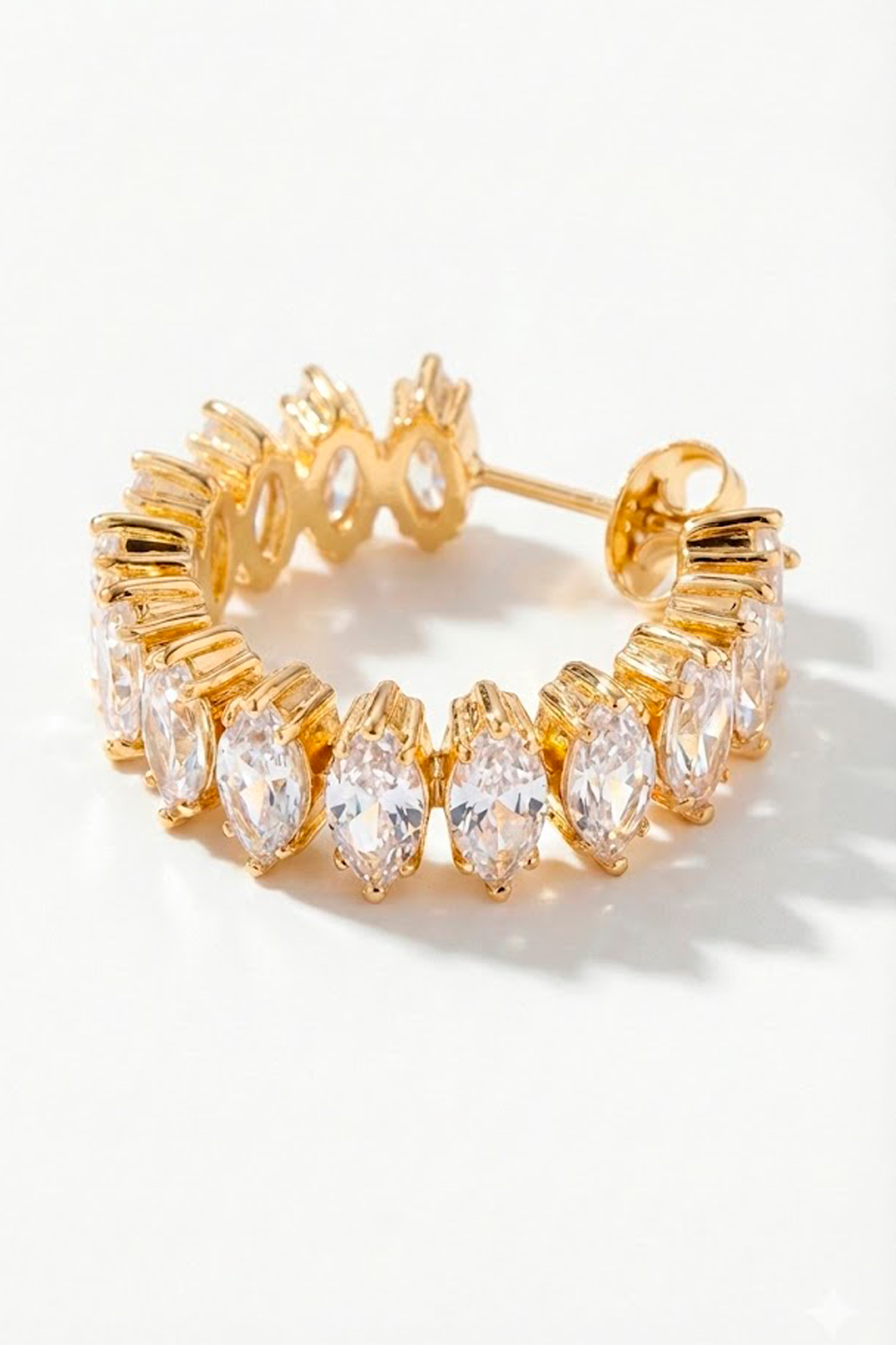Gold Swarovski Cuff Earring