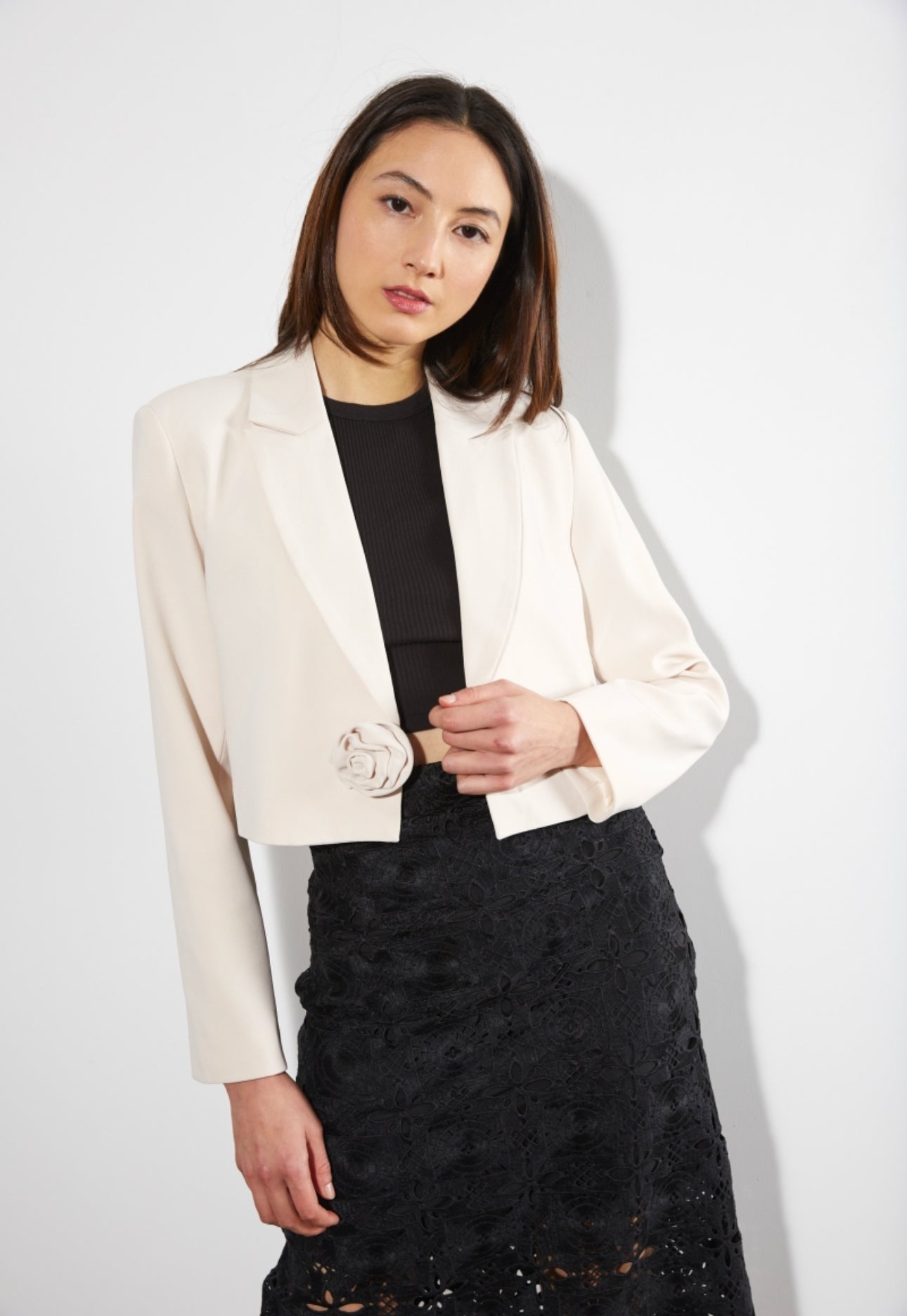 The Rose Jacket in Bubblegum Pink