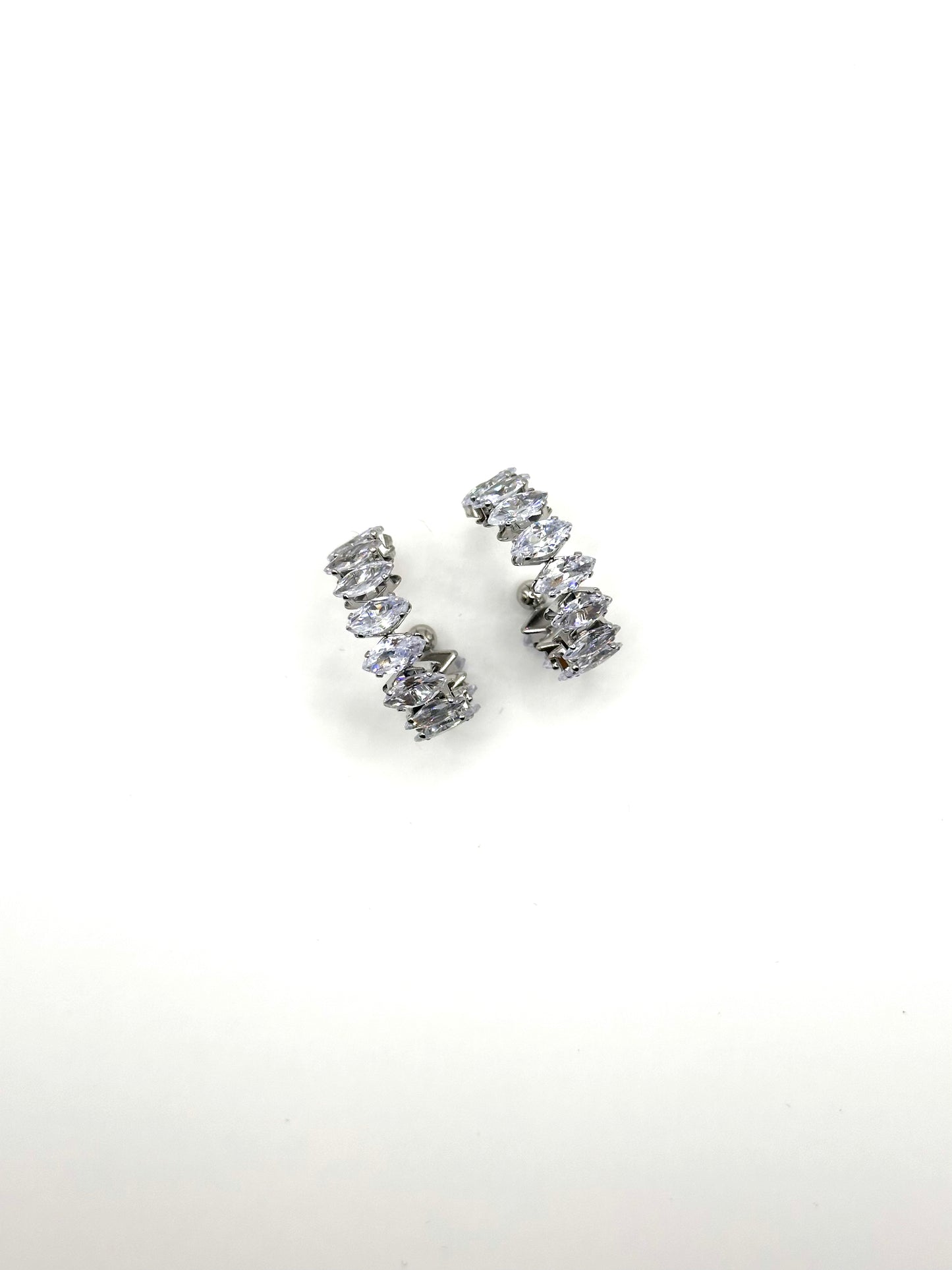 Silver Swarovski Cuff Earring