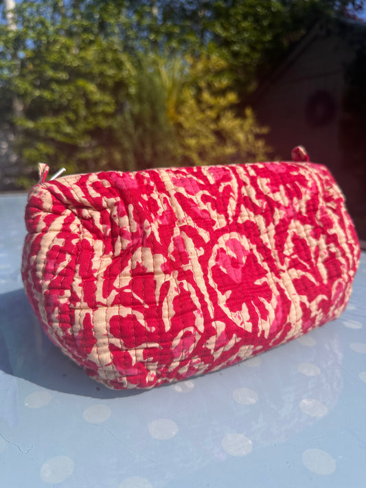 The Bea Floral Trilogy Cosmetic Bag