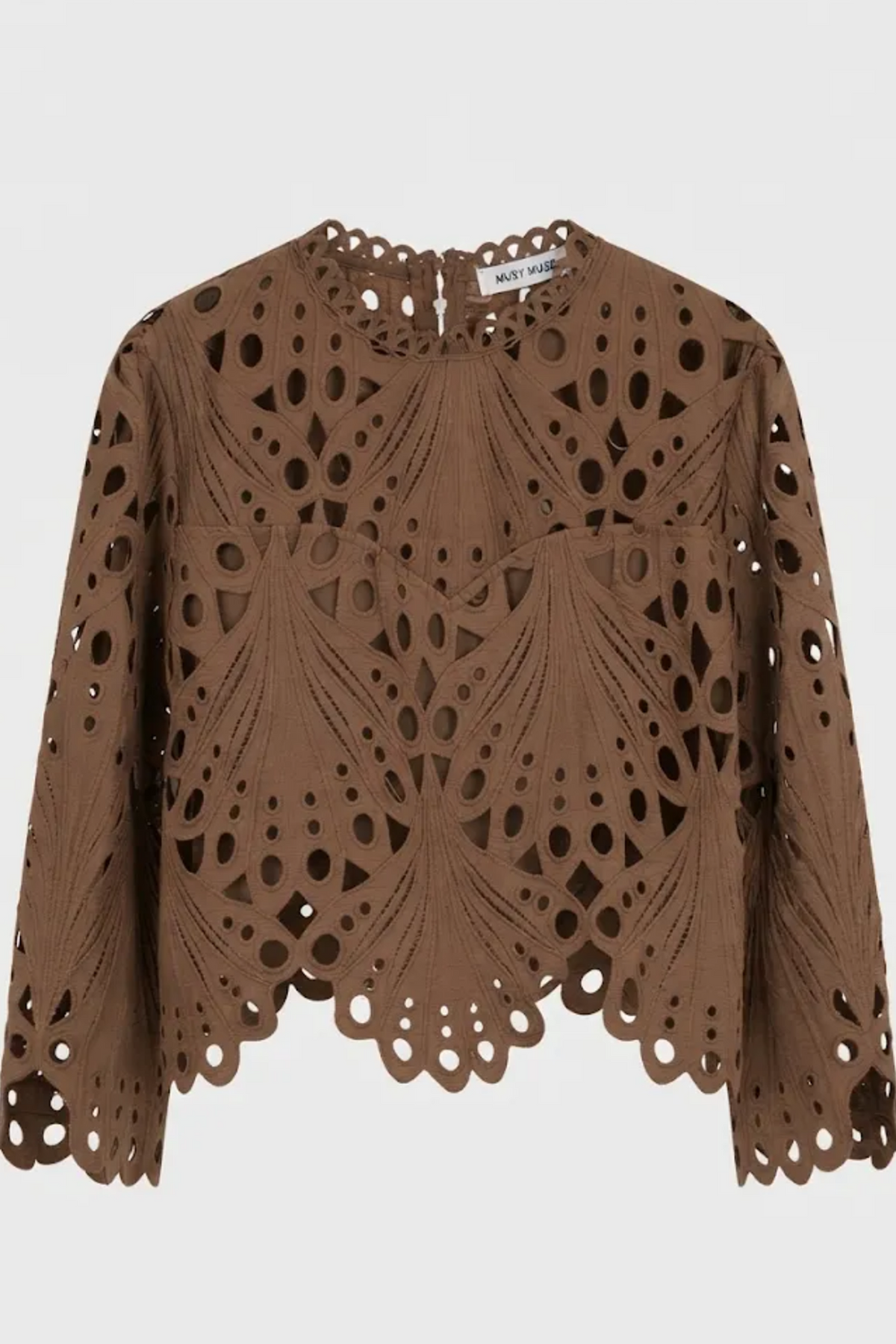 The Jessica Chocolate Lace Top