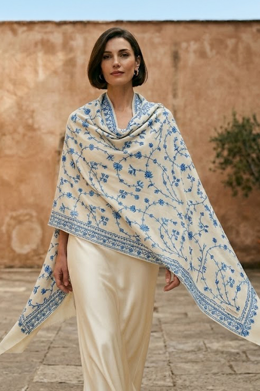 The Juliet Hand Embroidered Wrap