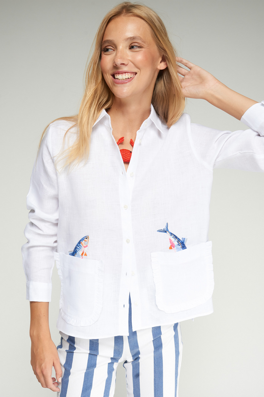 The Koi Linen Jacket - Pre Order