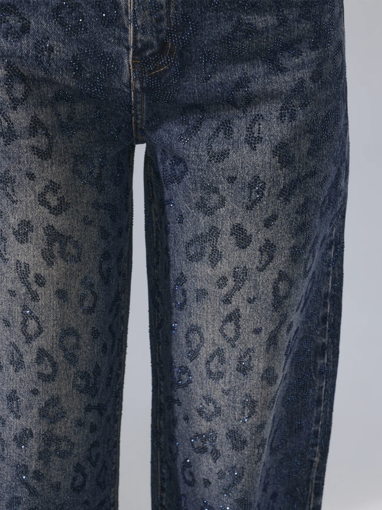 The Liza Leopard Jean
