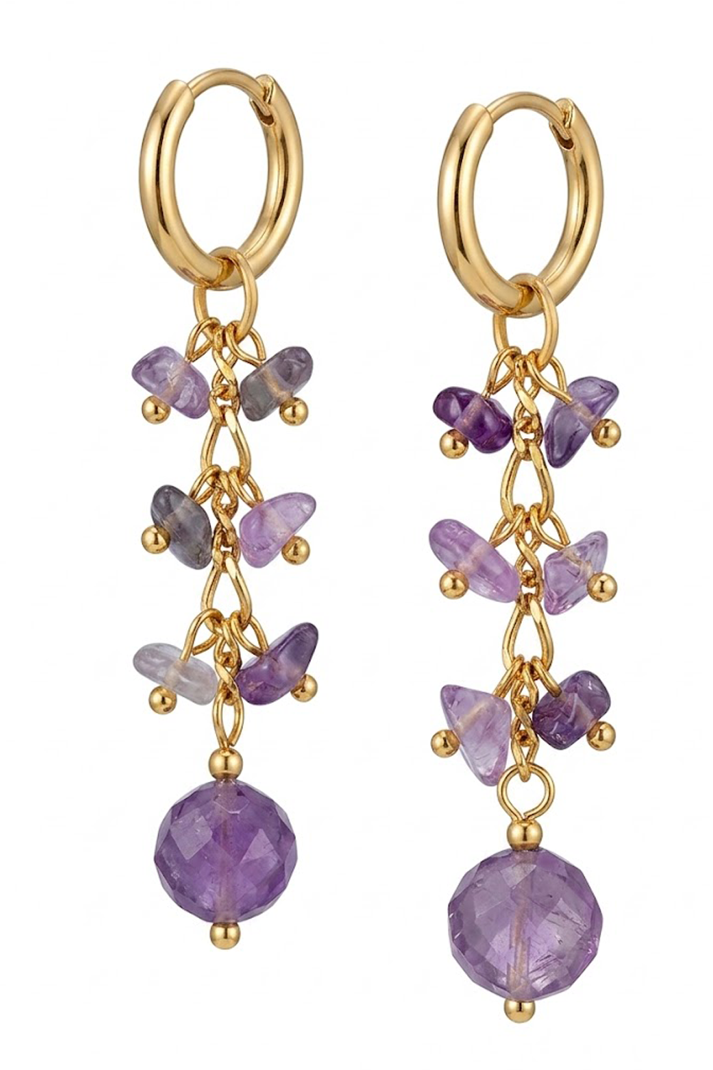 The Lilac Drop Earrings