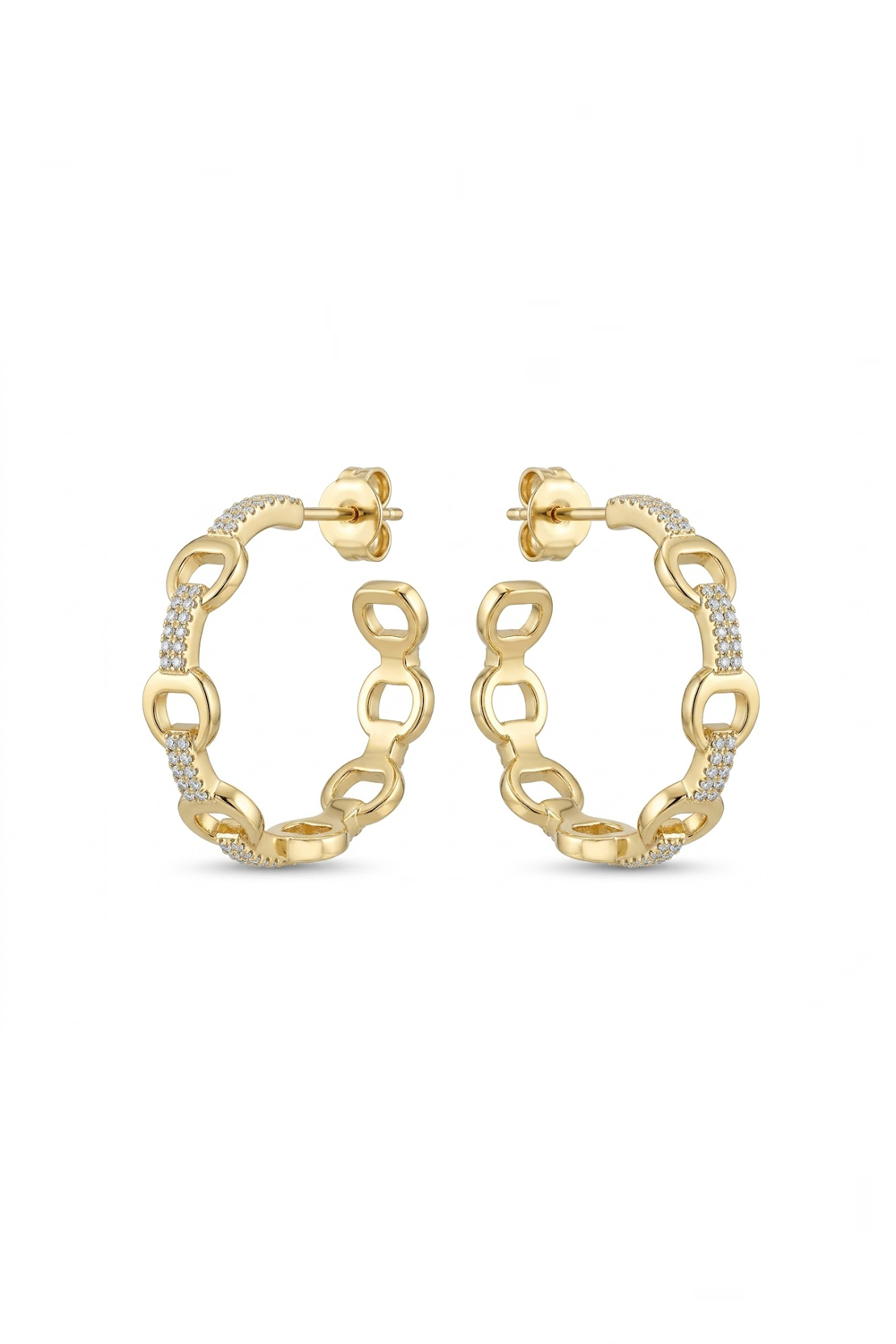 The Links Buckle Hoops