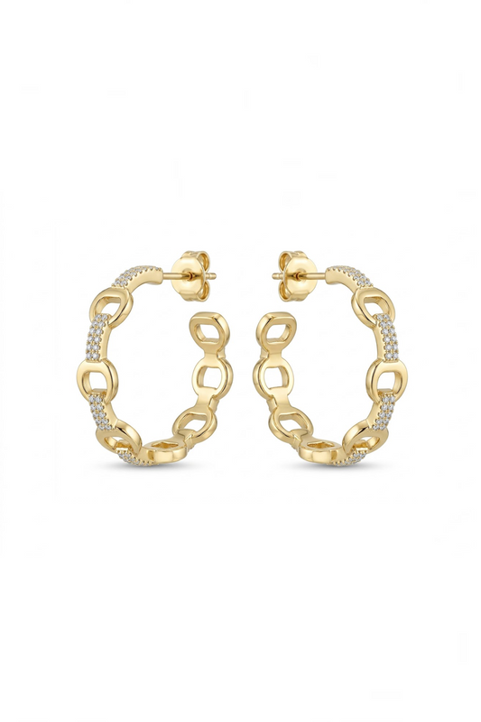 The Links Buckle Hoops