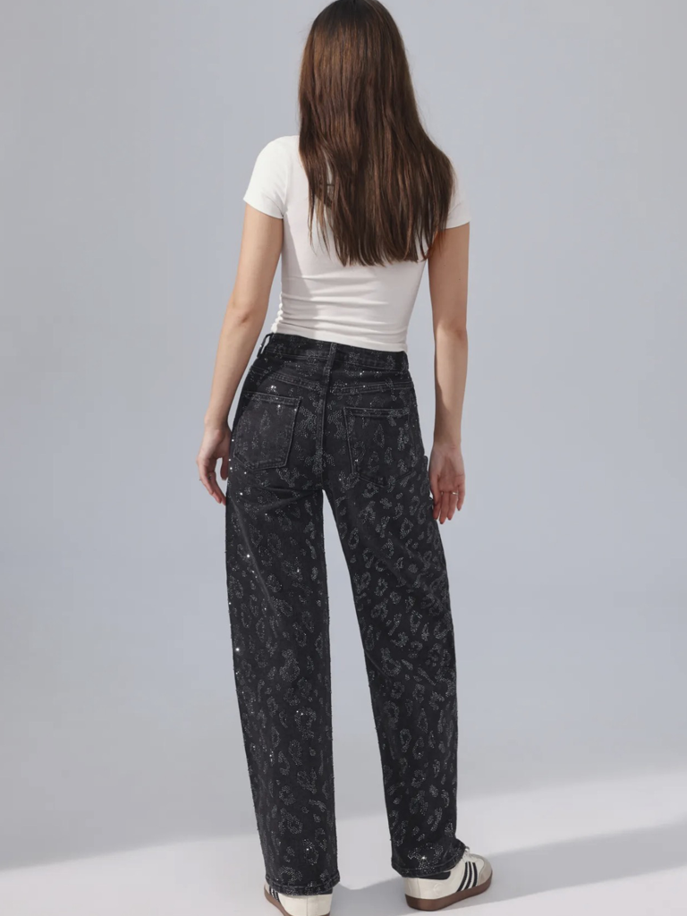 The Liza Leopard Jean
